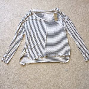 “Soft and sexy” striped top